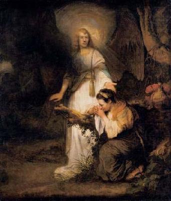 Hagar and the Angel, Carel fabritius